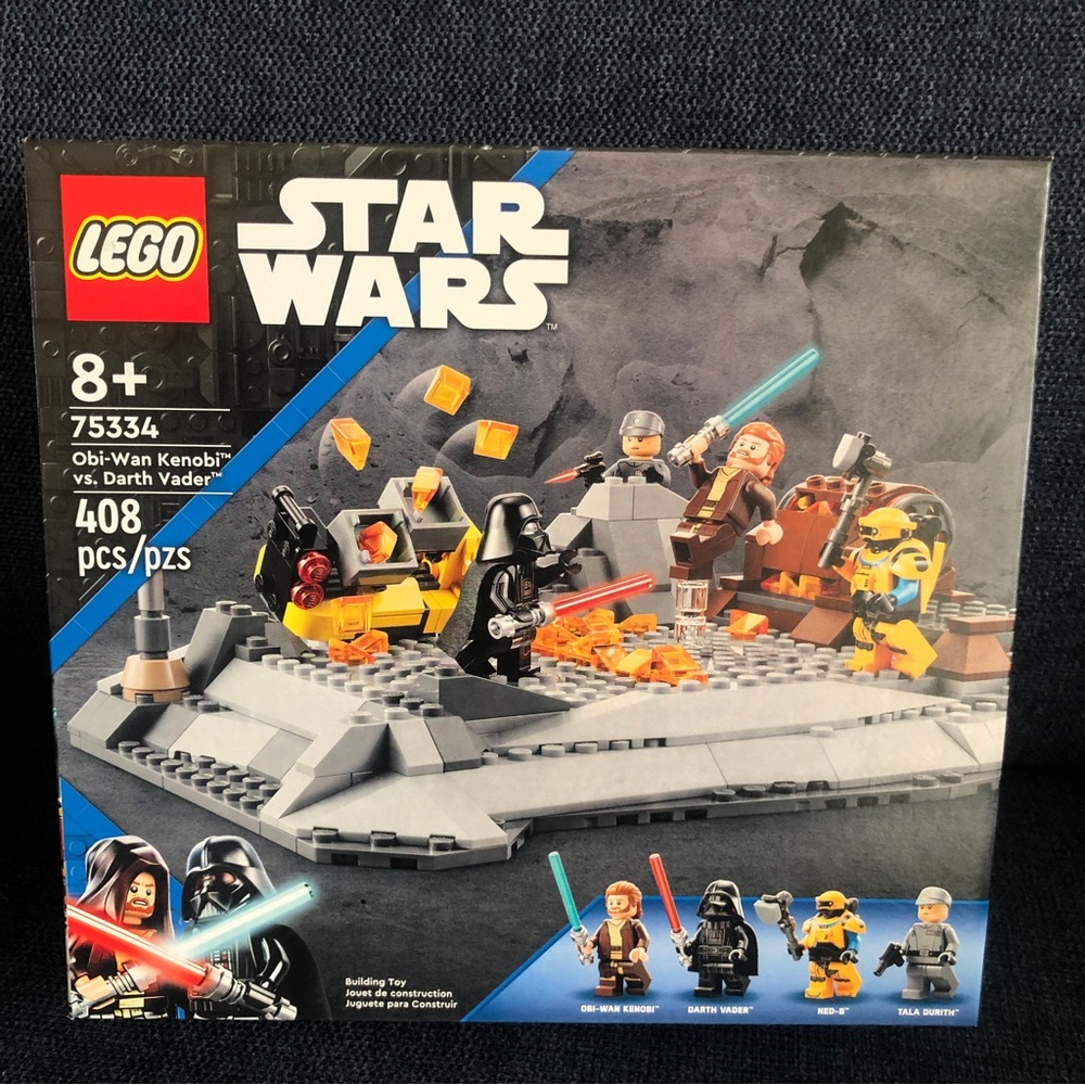 LEGO Star Wars OBI-Wan Kenobi vs. Darth Vader 75334 408 Pieces NIB